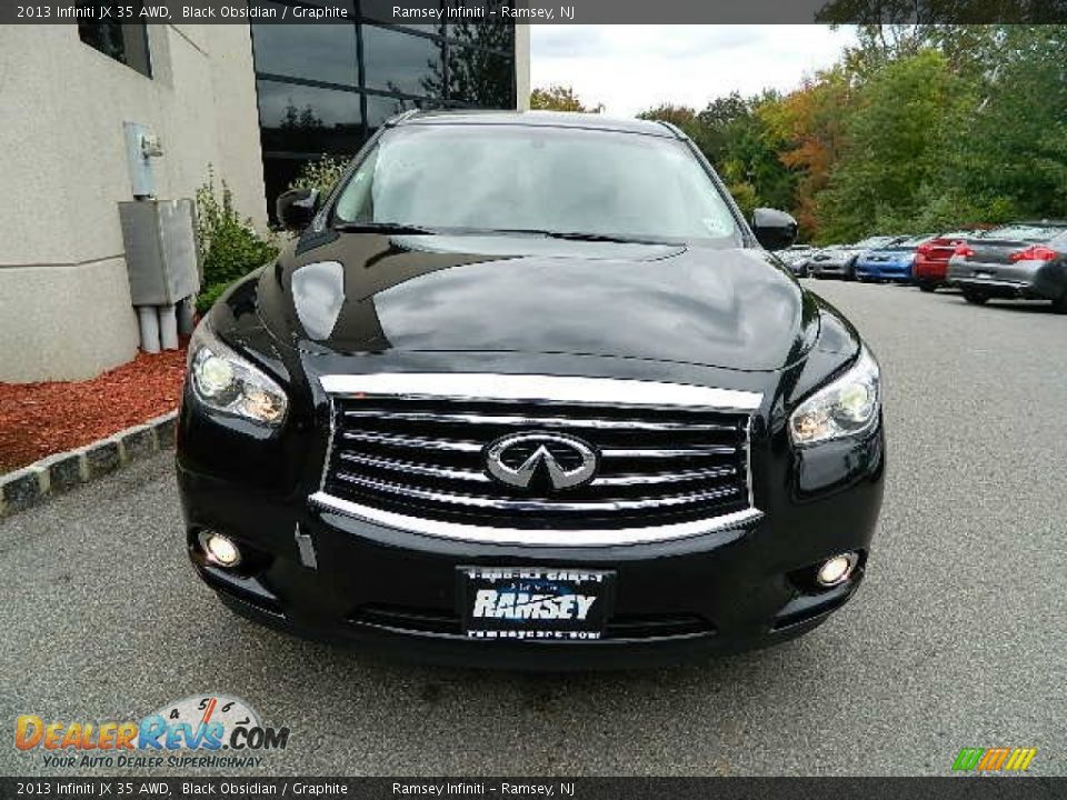 2013 Infiniti JX 35 AWD Black Obsidian / Graphite Photo #2