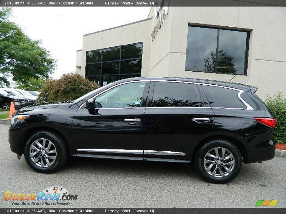 Black Obsidian 2013 Infiniti JX 35 AWD Photo #4