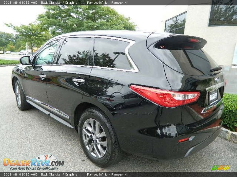 2013 Infiniti JX 35 AWD Black Obsidian / Graphite Photo #5