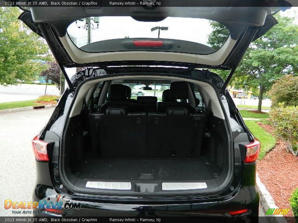2013 Infiniti JX 35 AWD Black Obsidian / Graphite Photo #8
