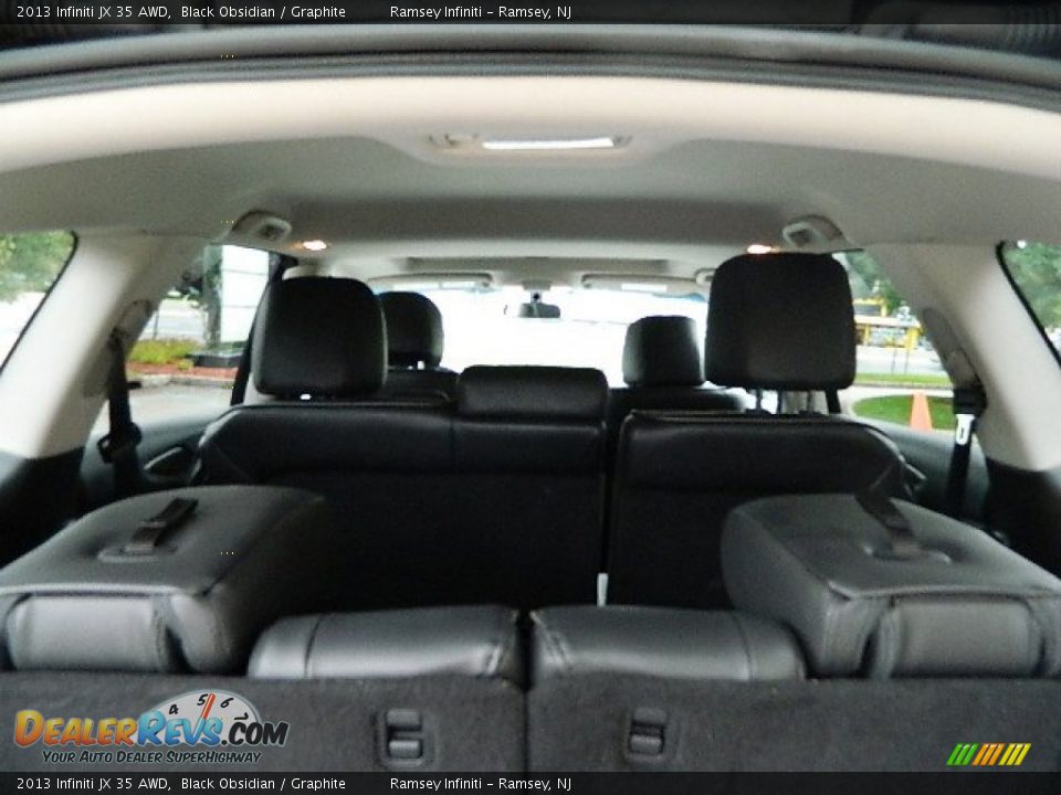 2013 Infiniti JX 35 AWD Black Obsidian / Graphite Photo #9