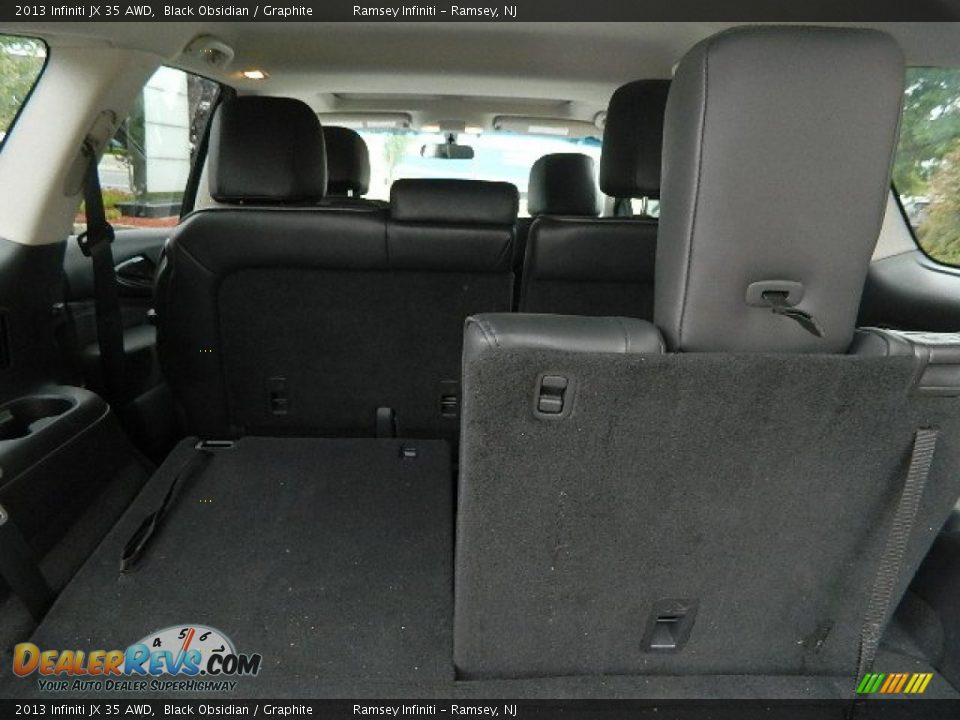 2013 Infiniti JX 35 AWD Black Obsidian / Graphite Photo #10