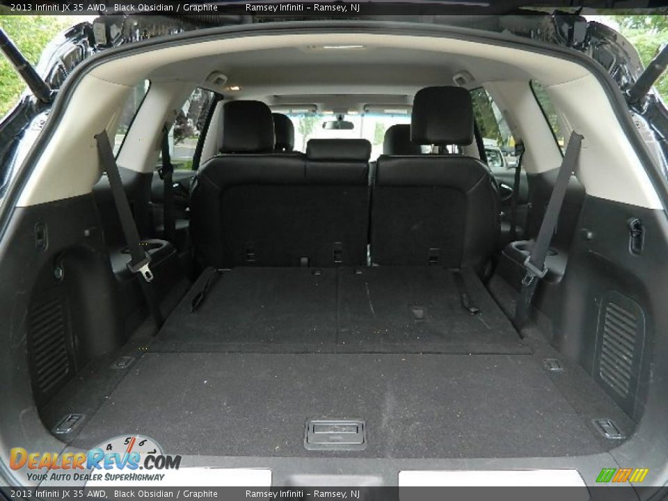 2013 Infiniti JX 35 AWD Black Obsidian / Graphite Photo #11