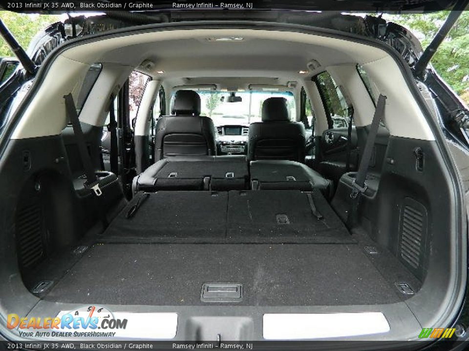 2013 Infiniti JX 35 AWD Black Obsidian / Graphite Photo #12