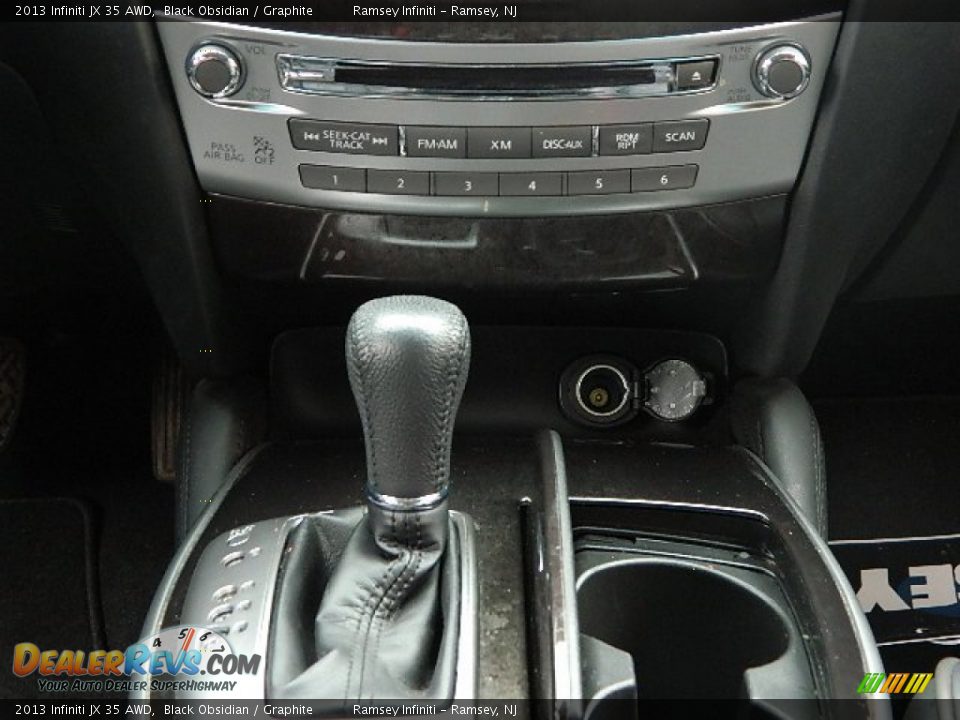 2013 Infiniti JX 35 AWD Black Obsidian / Graphite Photo #17