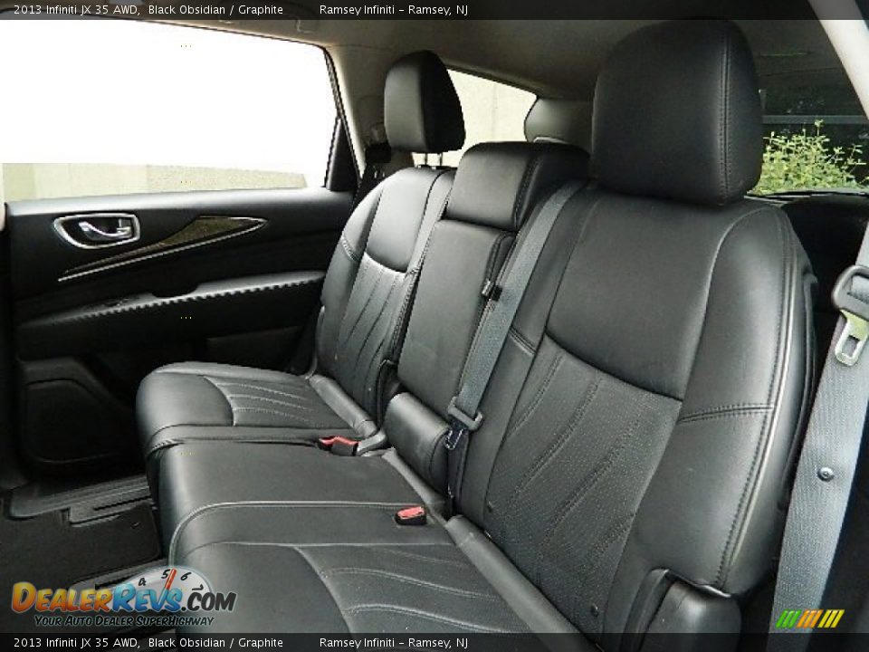 2013 Infiniti JX 35 AWD Black Obsidian / Graphite Photo #19