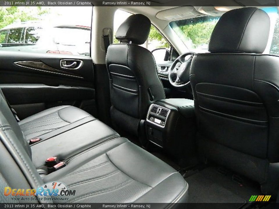 2013 Infiniti JX 35 AWD Black Obsidian / Graphite Photo #20