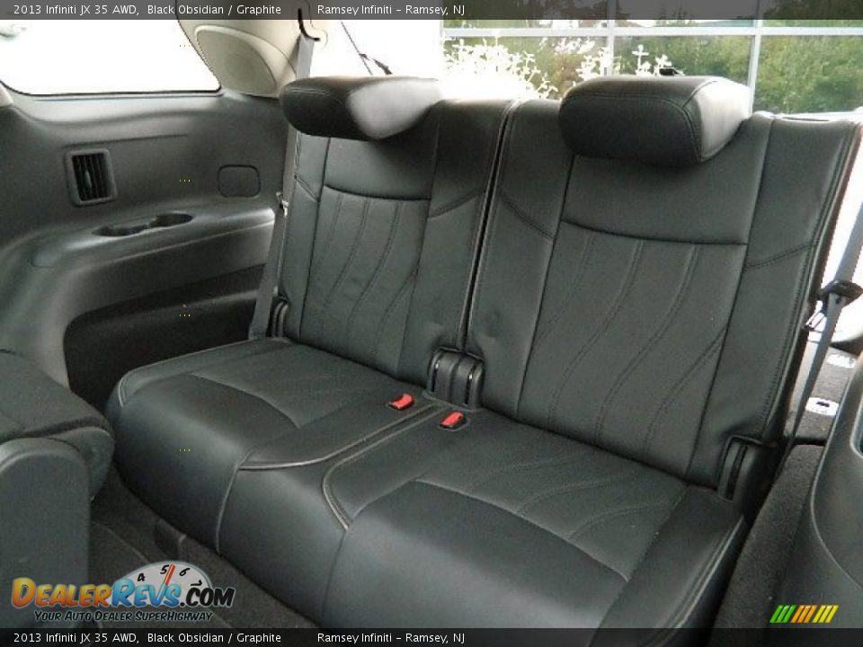 2013 Infiniti JX 35 AWD Black Obsidian / Graphite Photo #21