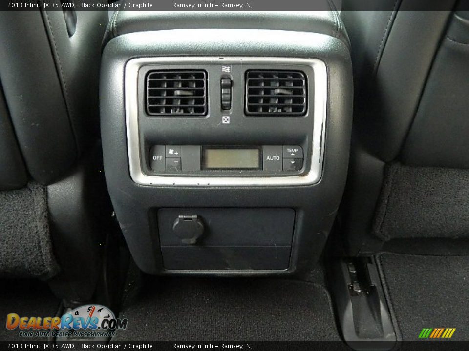 2013 Infiniti JX 35 AWD Black Obsidian / Graphite Photo #23