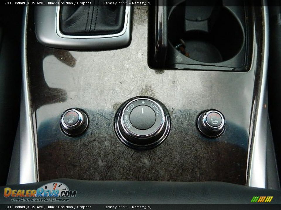 2013 Infiniti JX 35 AWD Black Obsidian / Graphite Photo #24