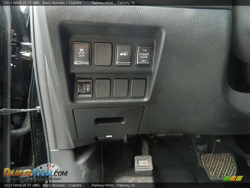 2013 Infiniti JX 35 AWD Black Obsidian / Graphite Photo #25