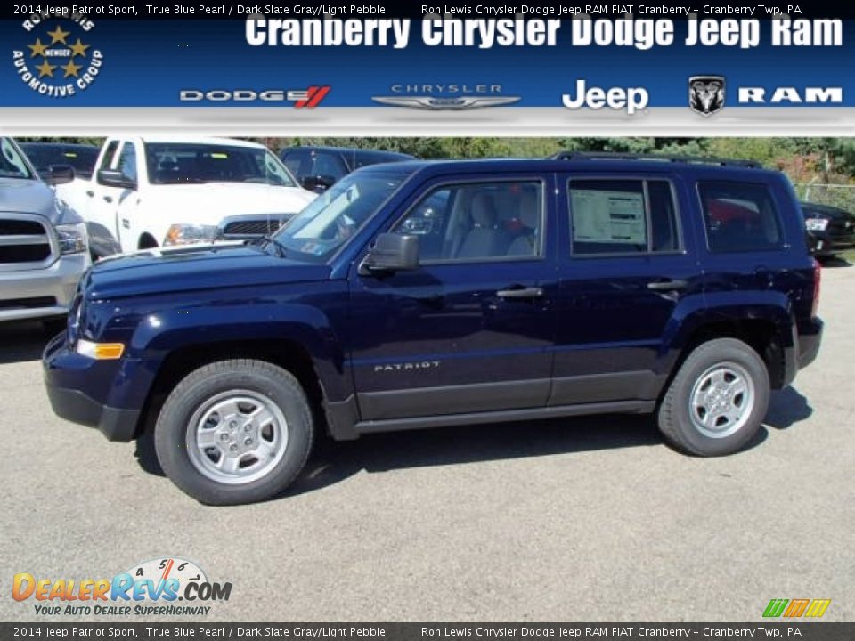 2014 Jeep Patriot Sport True Blue Pearl / Dark Slate Gray/Light Pebble Photo #1