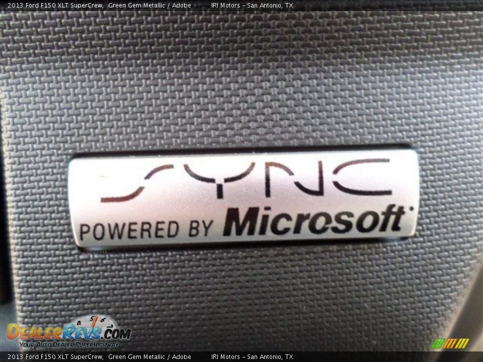 2013 Ford F150 XLT SuperCrew Green Gem Metallic / Adobe Photo #25