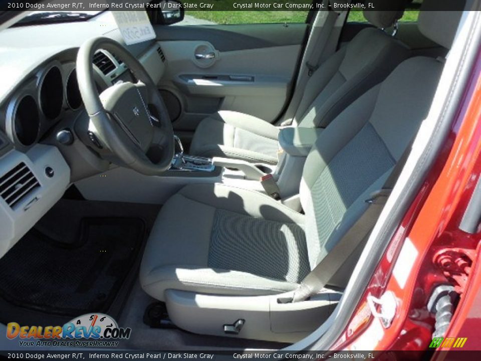 2010 Dodge Avenger R/T Inferno Red Crystal Pearl / Dark Slate Gray Photo #4