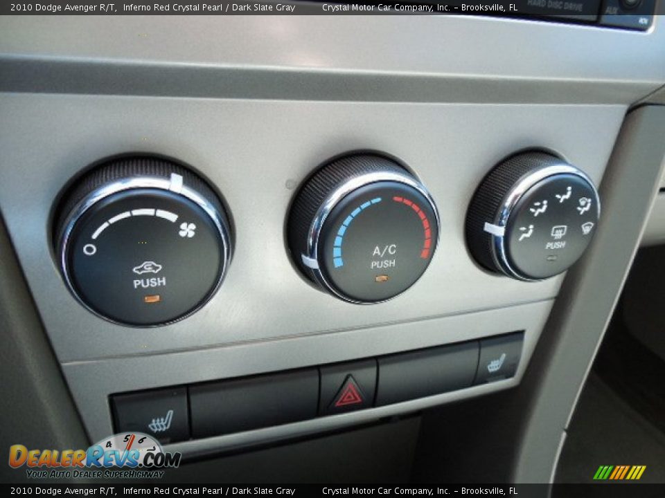 2010 Dodge Avenger R/T Inferno Red Crystal Pearl / Dark Slate Gray Photo #20