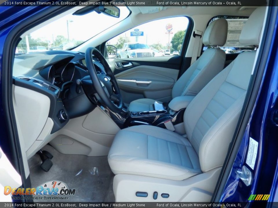 Front Seat of 2014 Ford Escape Titanium 2.0L EcoBoost Photo #6