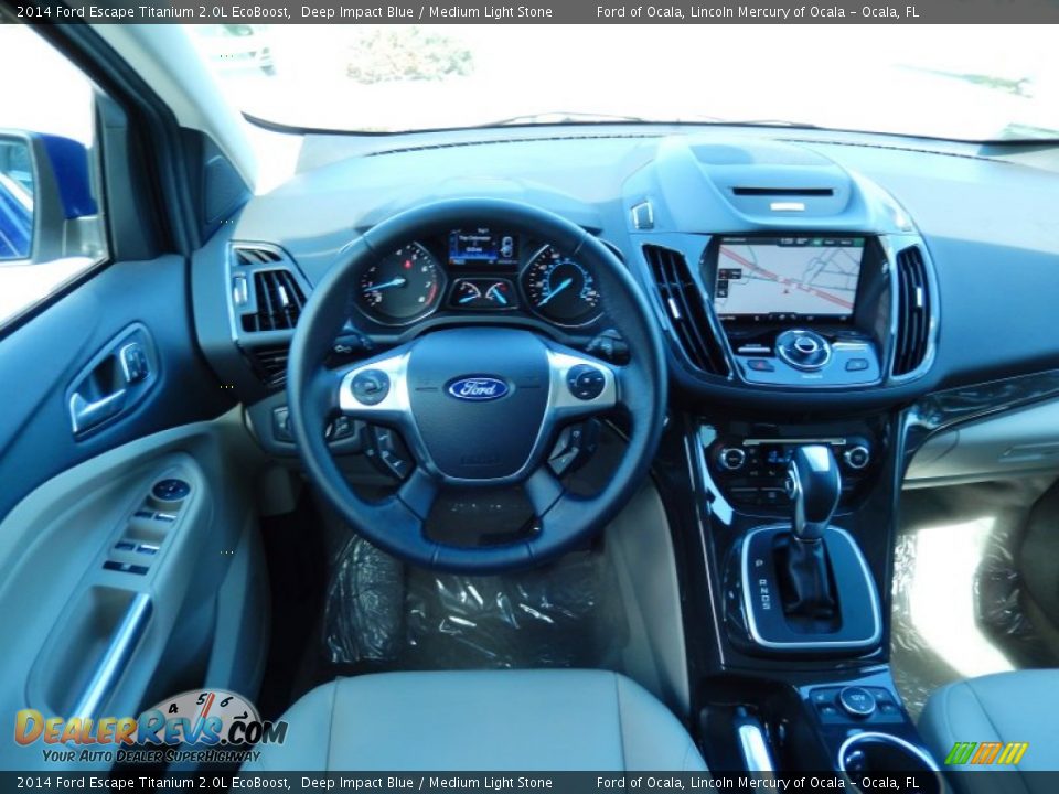 Dashboard of 2014 Ford Escape Titanium 2.0L EcoBoost Photo #8
