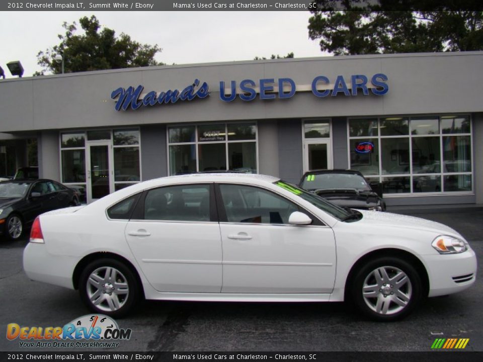 2012 Chevrolet Impala LT Summit White / Ebony Photo #1