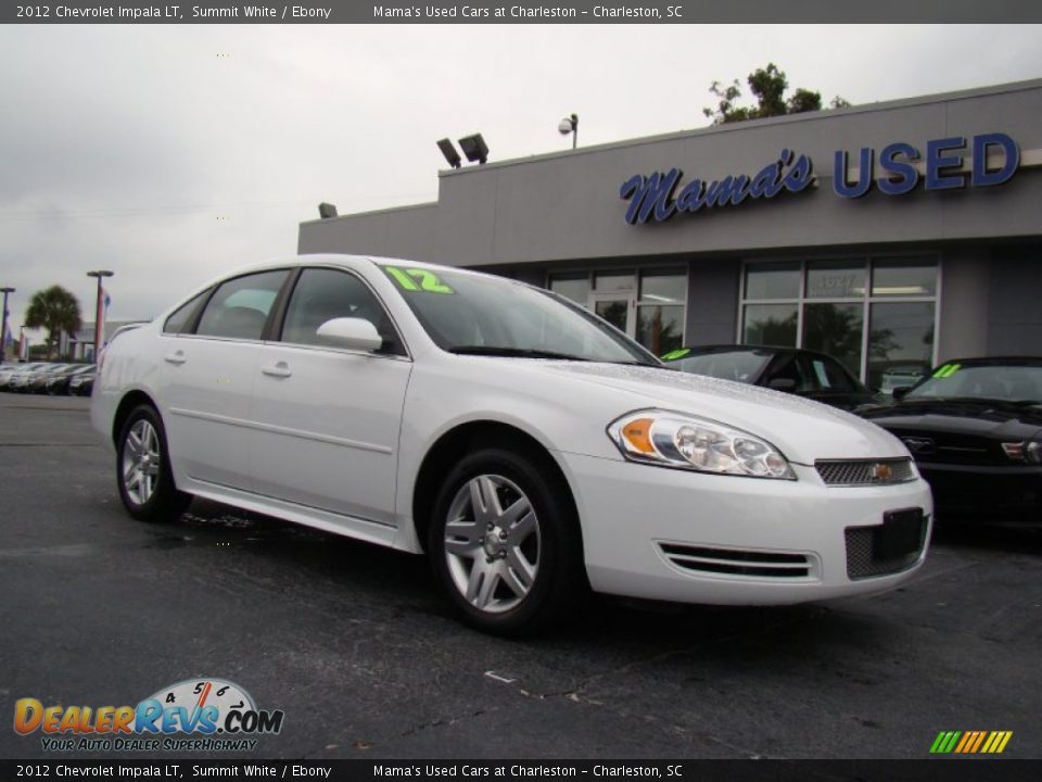 2012 Chevrolet Impala LT Summit White / Ebony Photo #2
