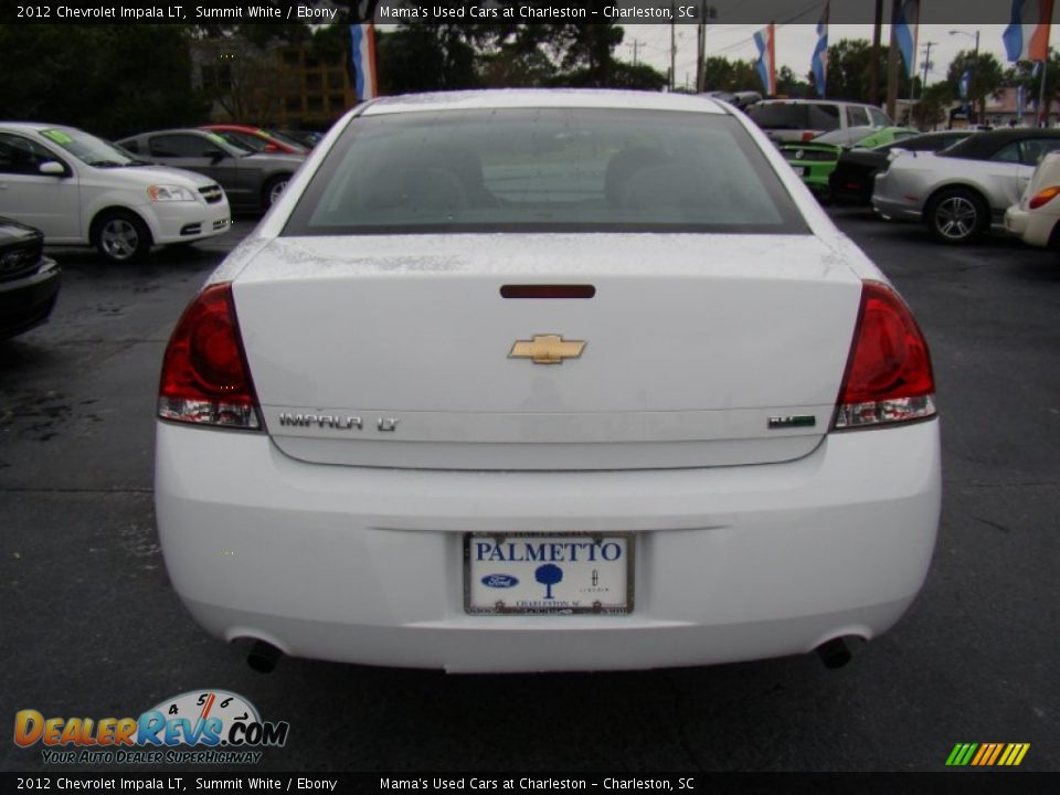 2012 Chevrolet Impala LT Summit White / Ebony Photo #7