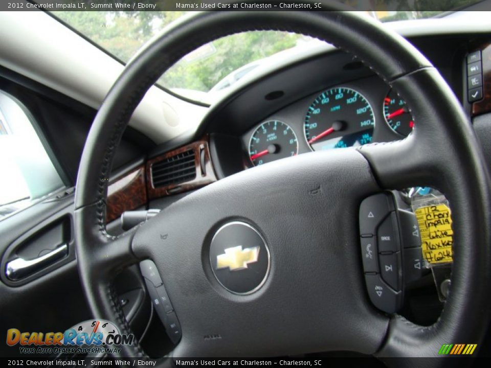 2012 Chevrolet Impala LT Summit White / Ebony Photo #19