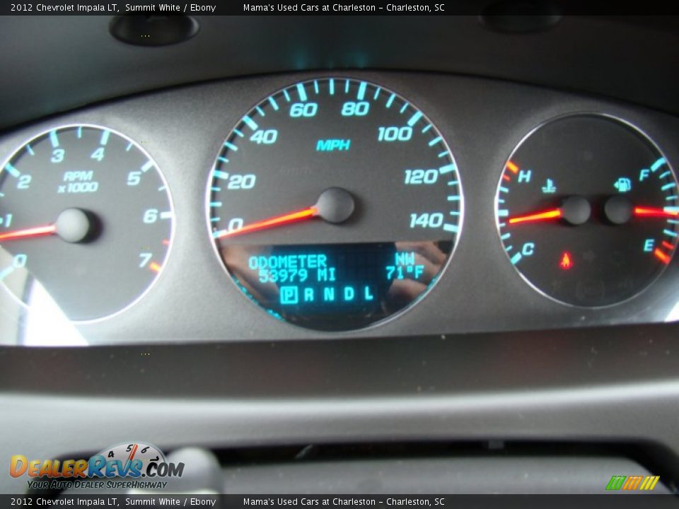2012 Chevrolet Impala LT Summit White / Ebony Photo #20