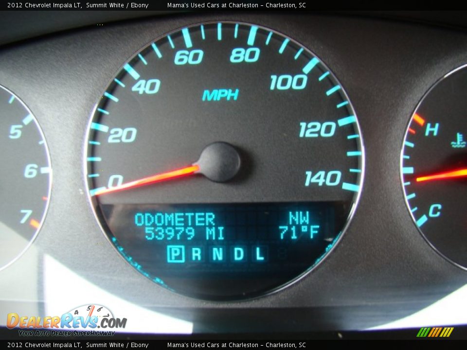 2012 Chevrolet Impala LT Summit White / Ebony Photo #21