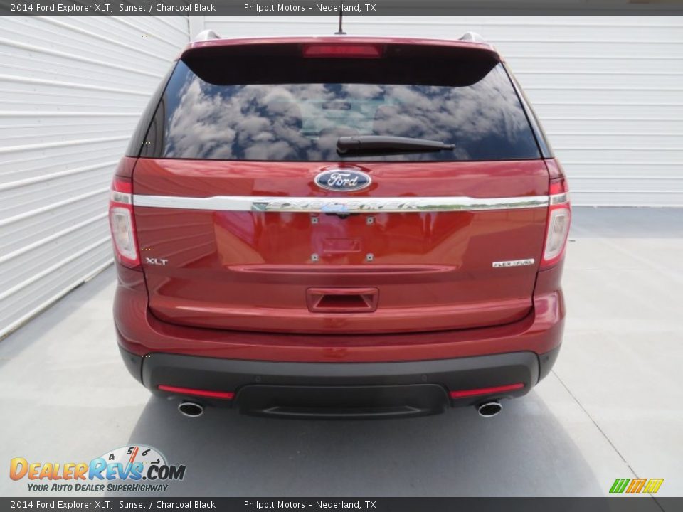 2014 Ford Explorer XLT Sunset / Charcoal Black Photo #5