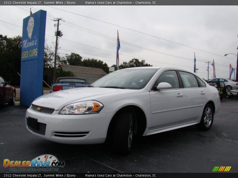 2012 Chevrolet Impala LT Summit White / Ebony Photo #26