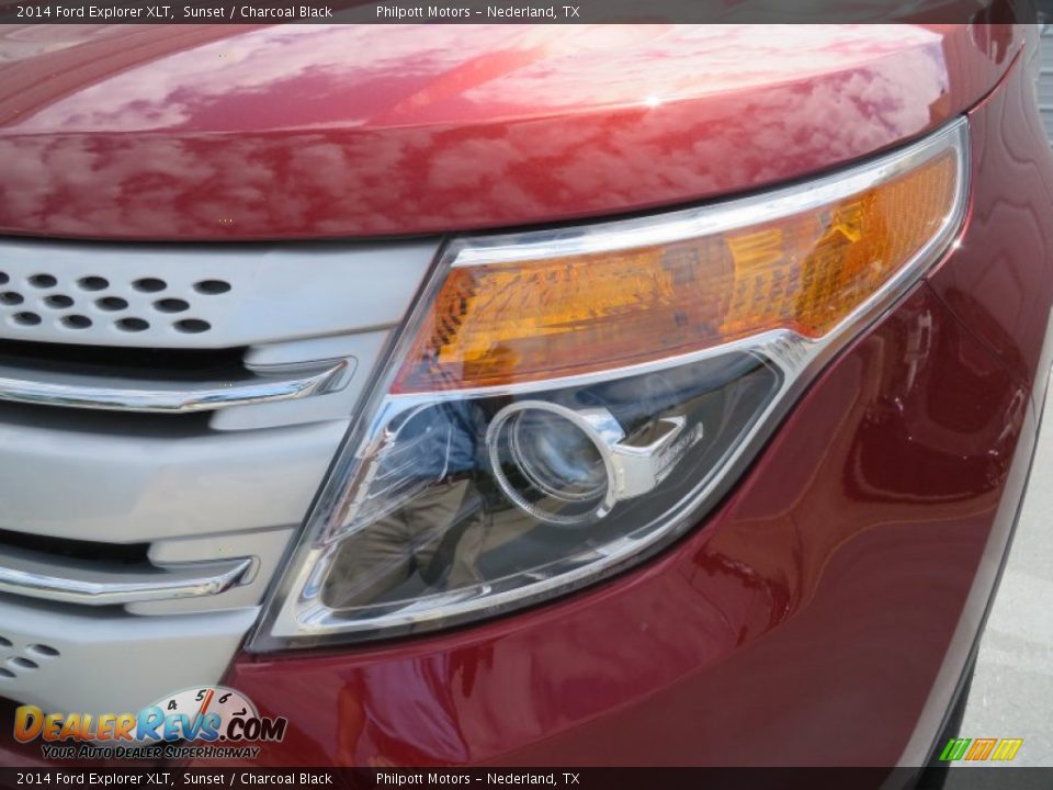 2014 Ford Explorer XLT Sunset / Charcoal Black Photo #9