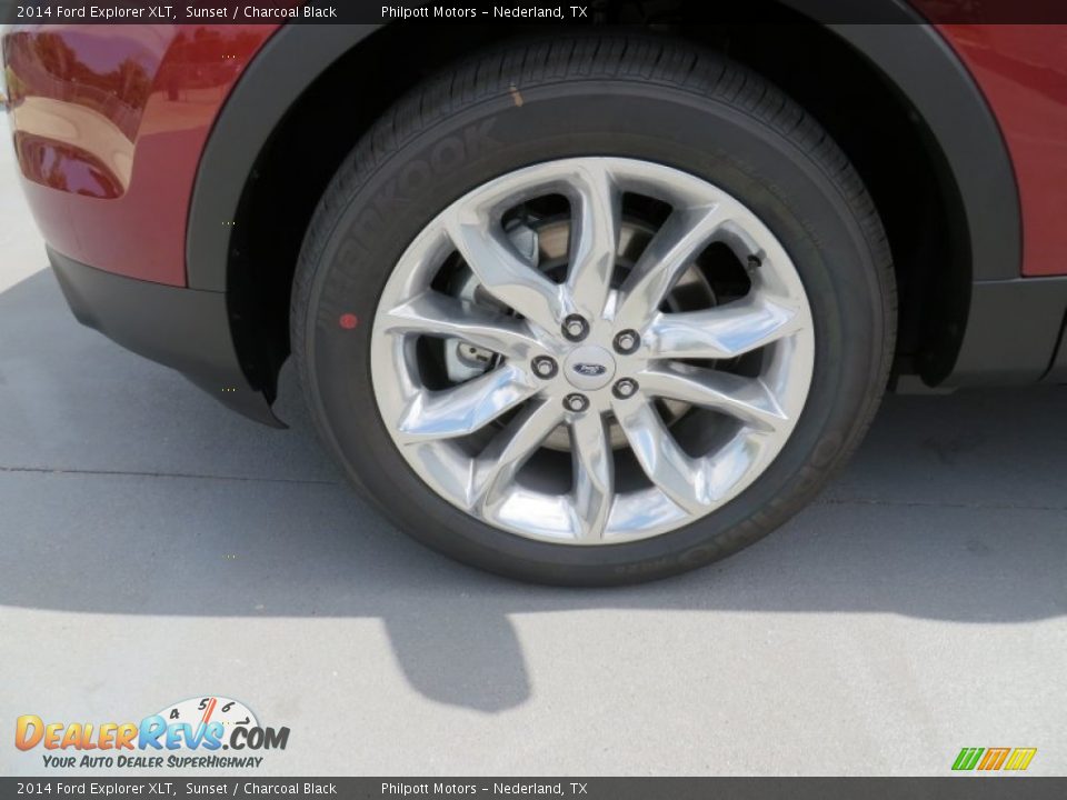 2014 Ford Explorer XLT Sunset / Charcoal Black Photo #11