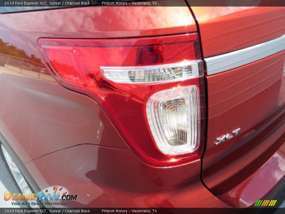 2014 Ford Explorer XLT Sunset / Charcoal Black Photo #12