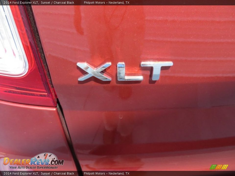 2014 Ford Explorer XLT Sunset / Charcoal Black Photo #13