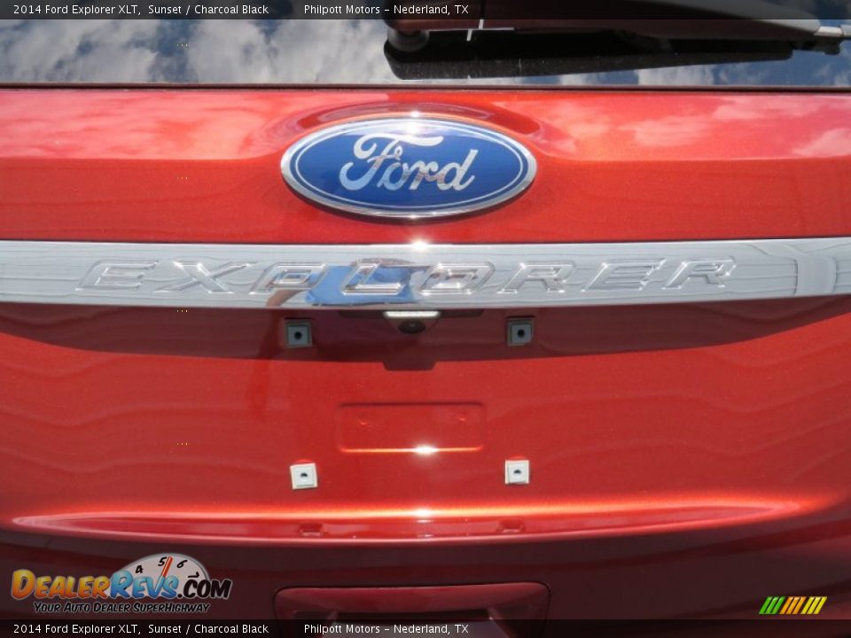 2014 Ford Explorer XLT Sunset / Charcoal Black Photo #14