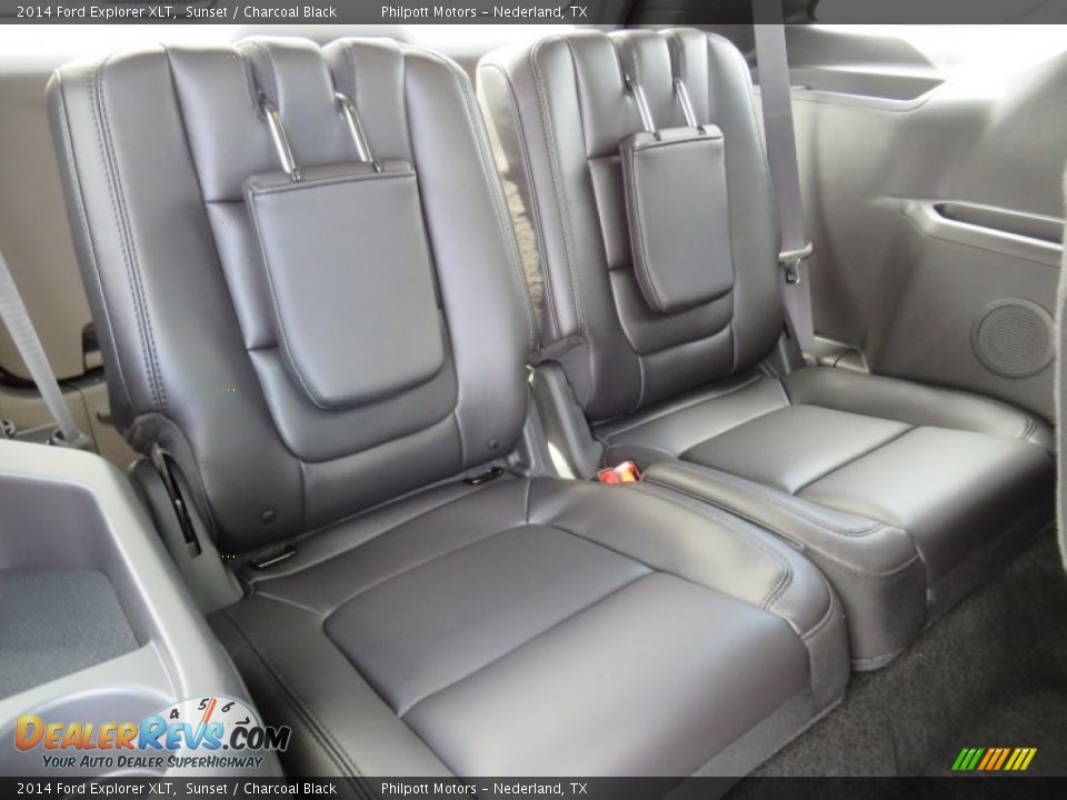 2014 Ford Explorer XLT Sunset / Charcoal Black Photo #22