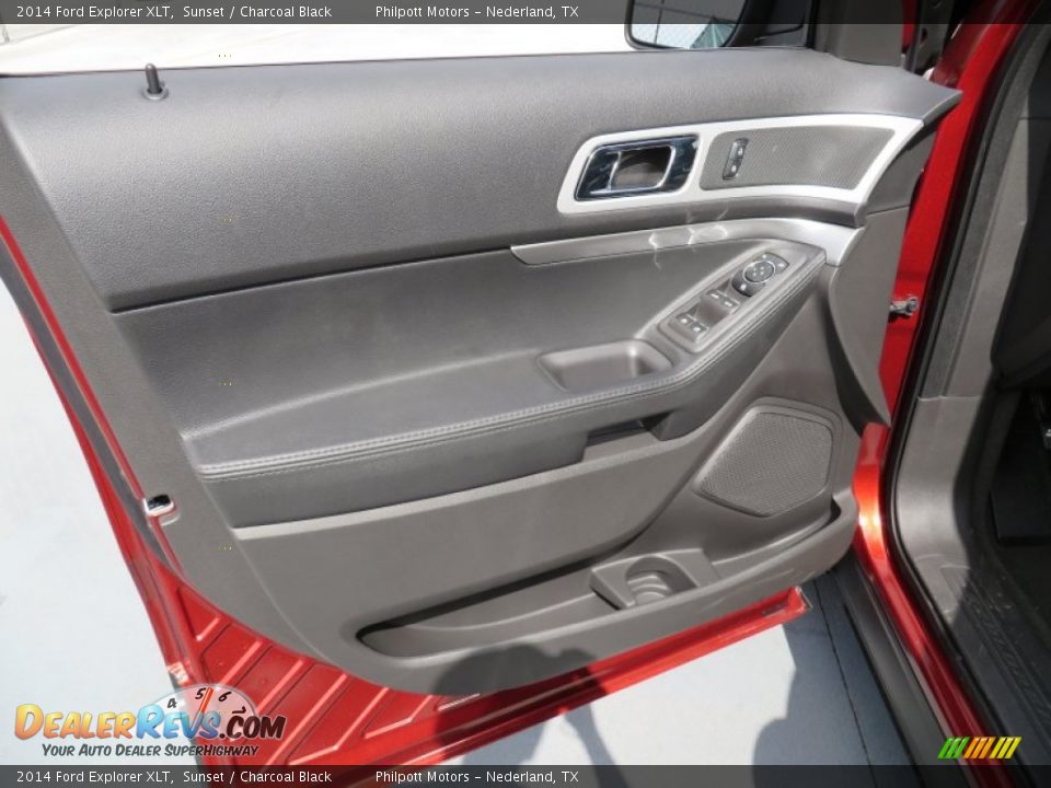 2014 Ford Explorer XLT Sunset / Charcoal Black Photo #26