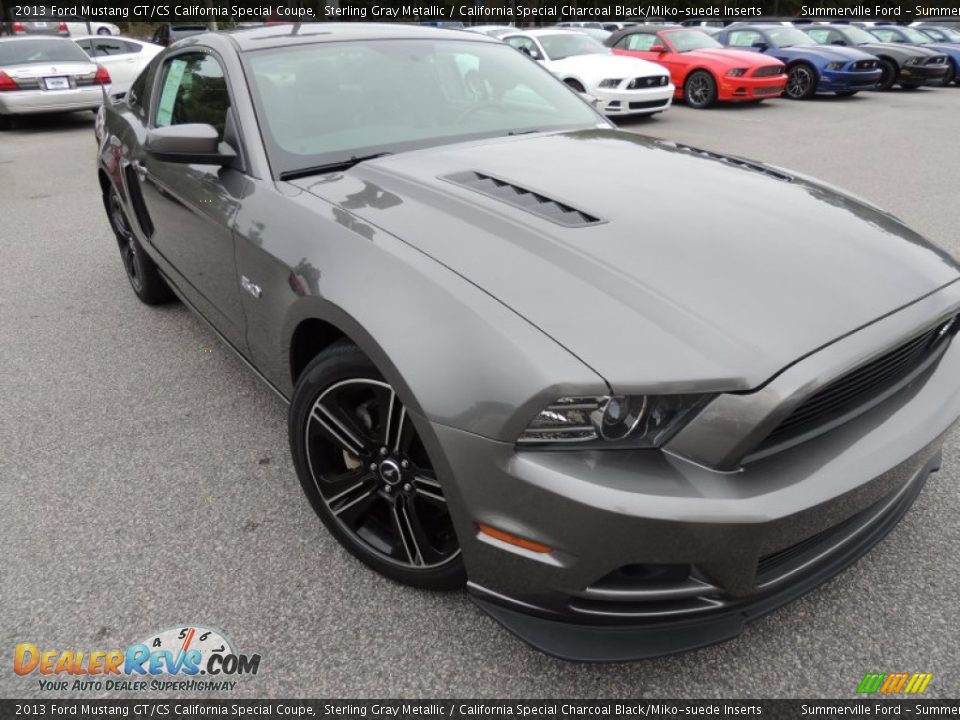 2013 Ford Mustang GT/CS California Special Coupe Sterling Gray Metallic / California Special Charcoal Black/Miko-suede Inserts Photo #1