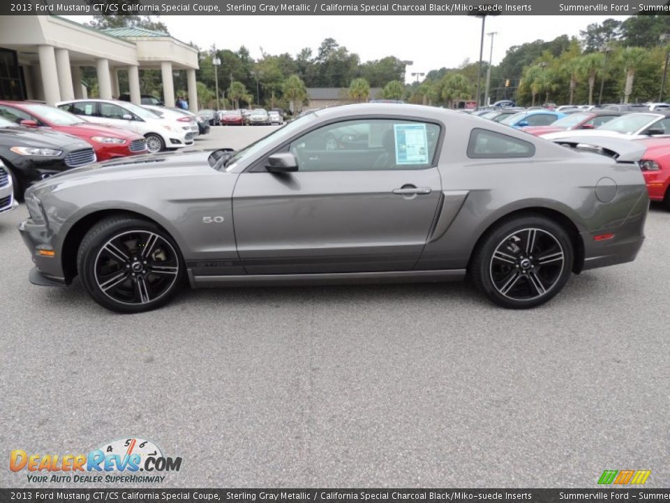 2013 Ford Mustang GT/CS California Special Coupe Sterling Gray Metallic / California Special Charcoal Black/Miko-suede Inserts Photo #2