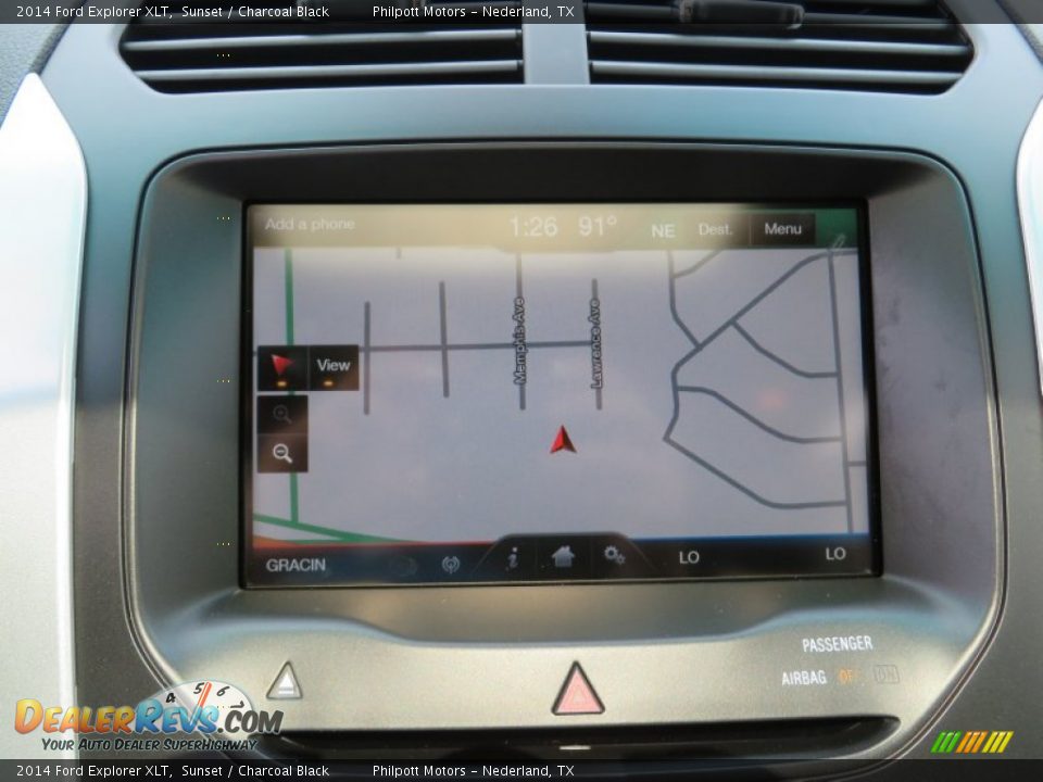 2014 Ford Explorer XLT Sunset / Charcoal Black Photo #33