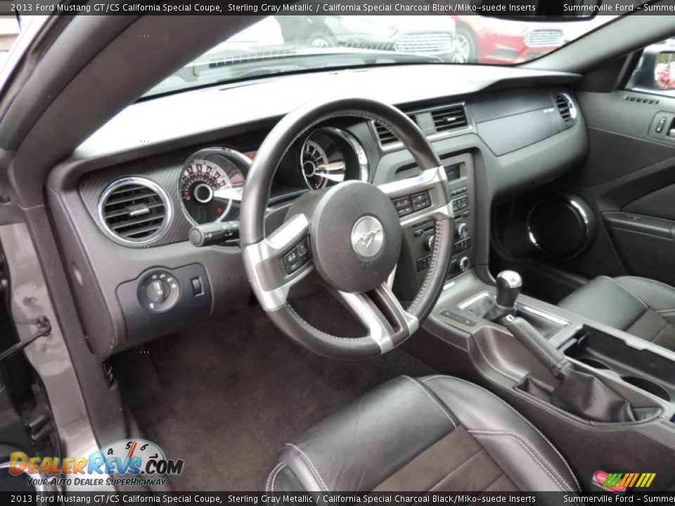 2013 Ford Mustang GT/CS California Special Coupe Sterling Gray Metallic / California Special Charcoal Black/Miko-suede Inserts Photo #3