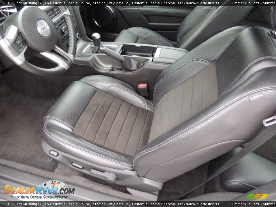 2013 Ford Mustang GT/CS California Special Coupe Sterling Gray Metallic / California Special Charcoal Black/Miko-suede Inserts Photo #4