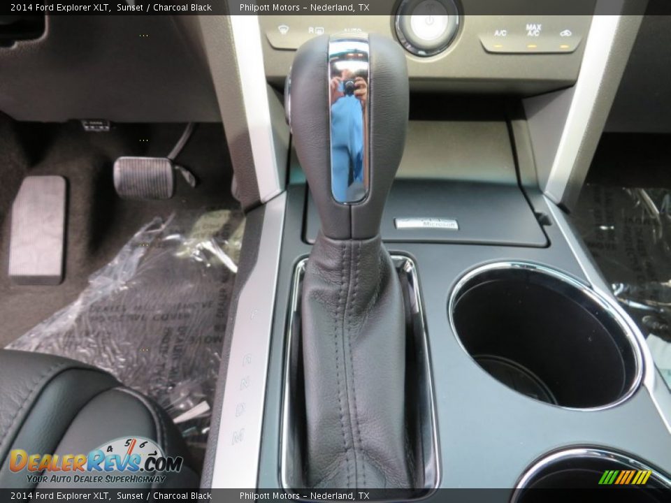2014 Ford Explorer XLT Sunset / Charcoal Black Photo #36