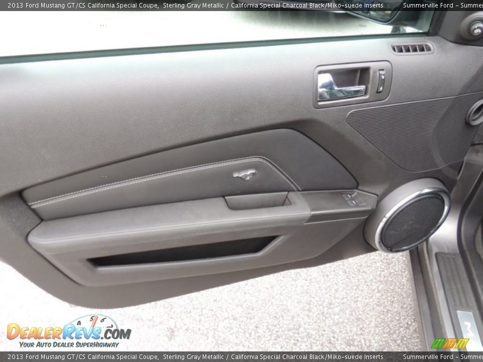 2013 Ford Mustang GT/CS California Special Coupe Sterling Gray Metallic / California Special Charcoal Black/Miko-suede Inserts Photo #6