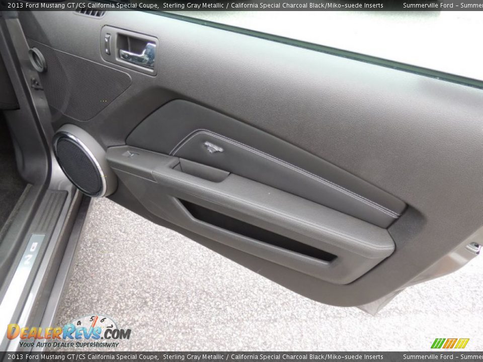 2013 Ford Mustang GT/CS California Special Coupe Sterling Gray Metallic / California Special Charcoal Black/Miko-suede Inserts Photo #8