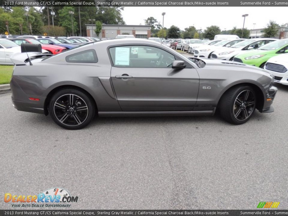 2013 Ford Mustang GT/CS California Special Coupe Sterling Gray Metallic / California Special Charcoal Black/Miko-suede Inserts Photo #9