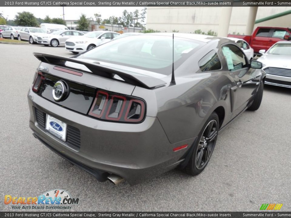 2013 Ford Mustang GT/CS California Special Coupe Sterling Gray Metallic / California Special Charcoal Black/Miko-suede Inserts Photo #10