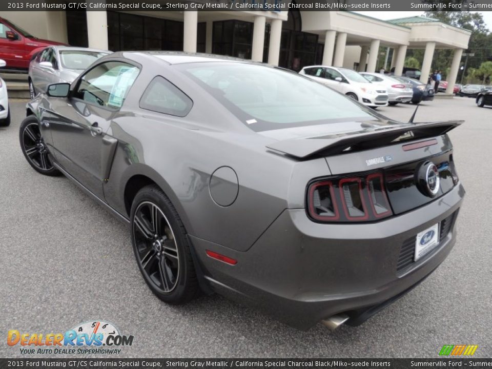 2013 Ford Mustang GT/CS California Special Coupe Sterling Gray Metallic / California Special Charcoal Black/Miko-suede Inserts Photo #11