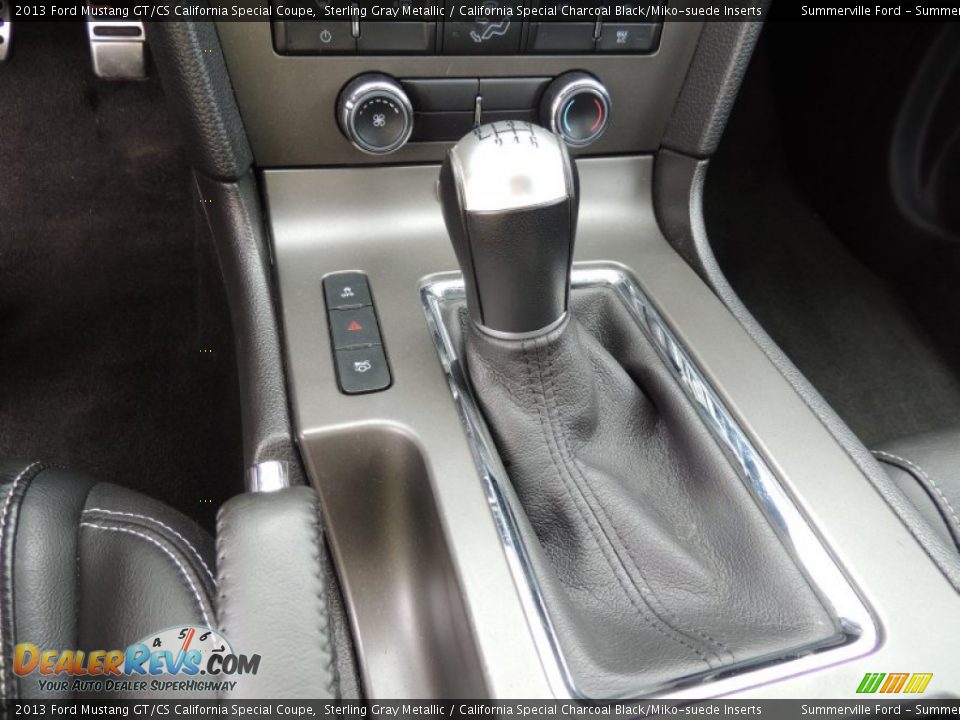 2013 Ford Mustang GT/CS California Special Coupe Sterling Gray Metallic / California Special Charcoal Black/Miko-suede Inserts Photo #15