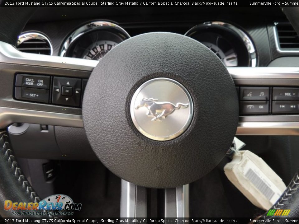 2013 Ford Mustang GT/CS California Special Coupe Sterling Gray Metallic / California Special Charcoal Black/Miko-suede Inserts Photo #17