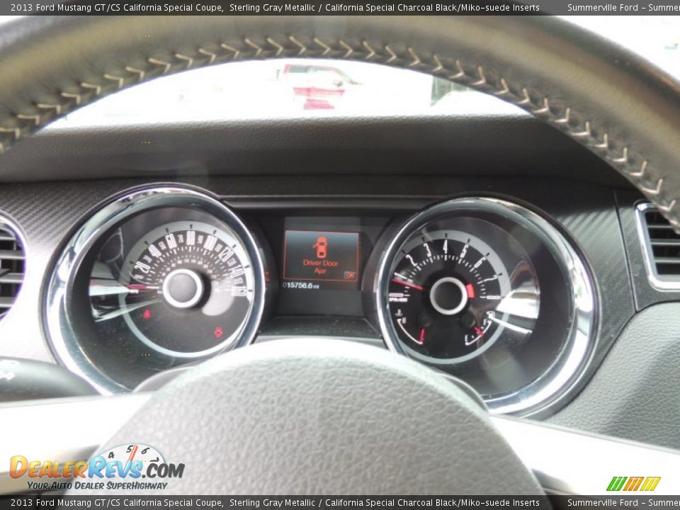 2013 Ford Mustang GT/CS California Special Coupe Sterling Gray Metallic / California Special Charcoal Black/Miko-suede Inserts Photo #18